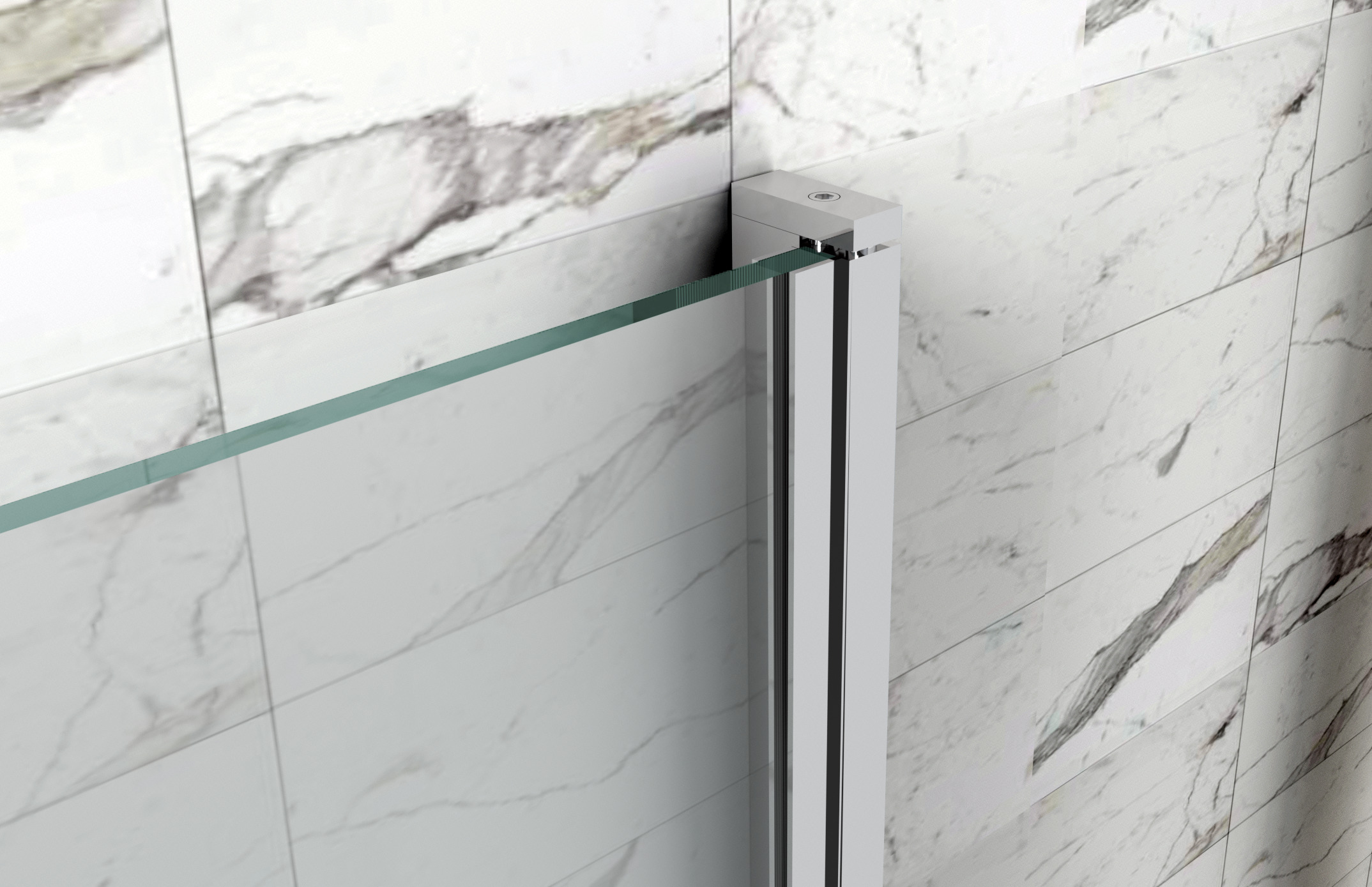 perfil para mampara de ducha batiente