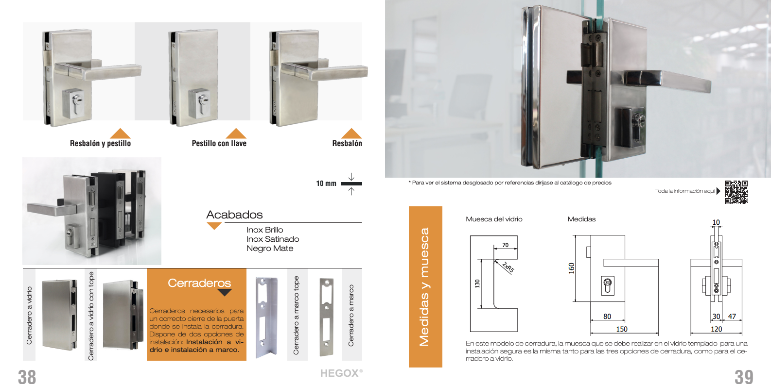 Cerradura cuadrada. Hegox