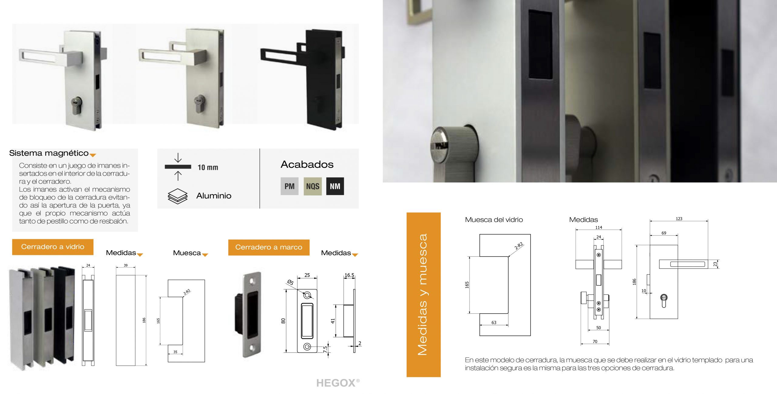 cerraduras con sistema magnético hegox ca