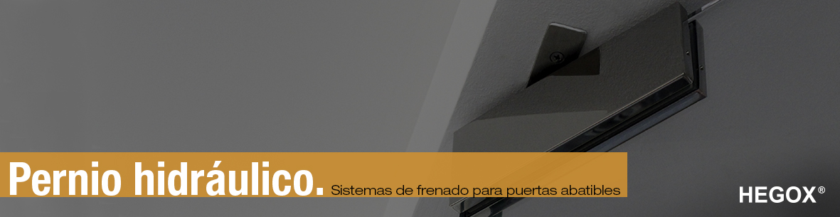 Pernio hidráulico regulable