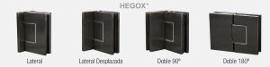 Bisagras hidráulicas con tornillería oculta Hegox