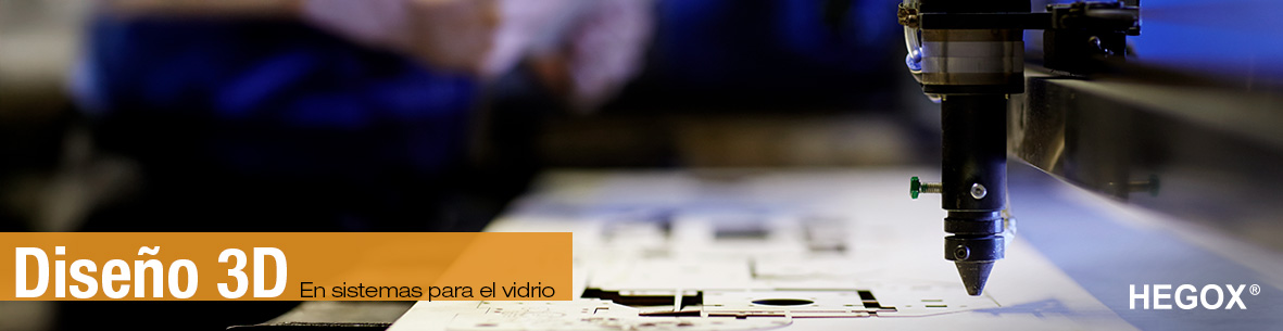 diseño 3D en sistemas para el vidrio