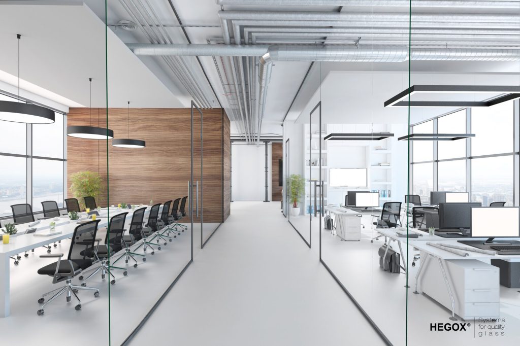 Hegox Pro. Dividir espacios con vidrio