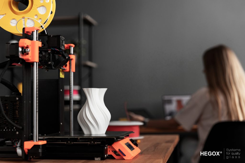 diseño 3D en sistemas para el vidrio