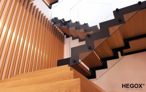 Escaleras de vidrio hegox