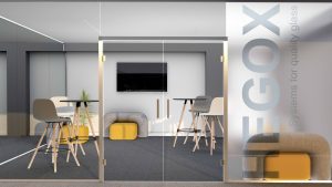 Hegox Frame. Dividir espacios con vidrio
