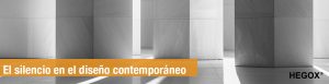 silencio en el diseño contemporáneo