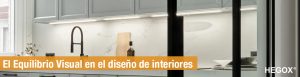 El equilibrio visual en el diseño de interiores