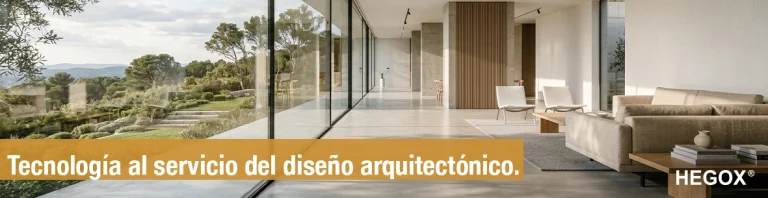 Tecnología aplicada al diseño arquitectónico en espacios con grandes paños de vidrio