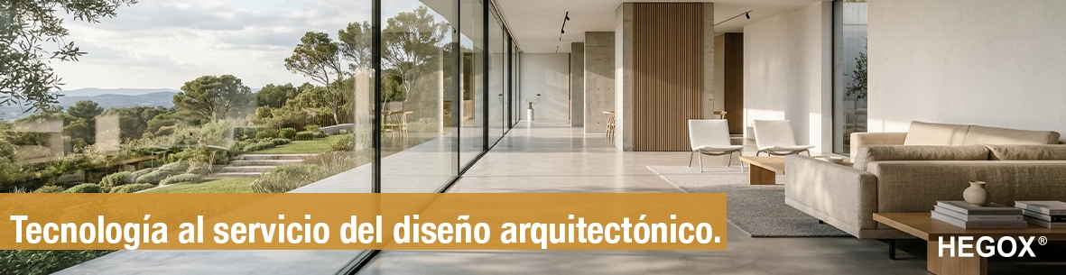 Tecnología aplicada al diseño arquitectónico en espacios con grandes paños de vidrio